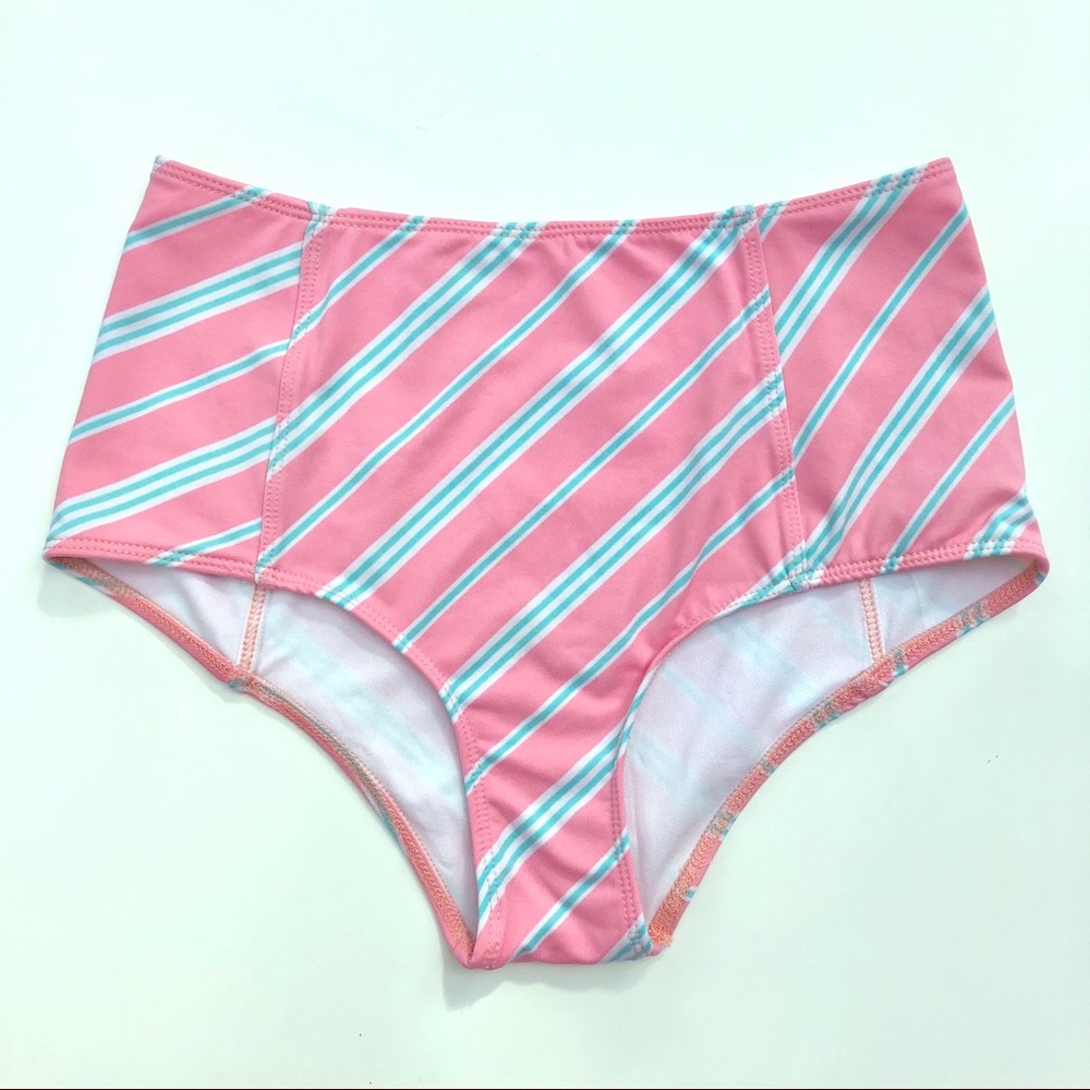 Kortni Jeane High Waisted Swim Bottoms